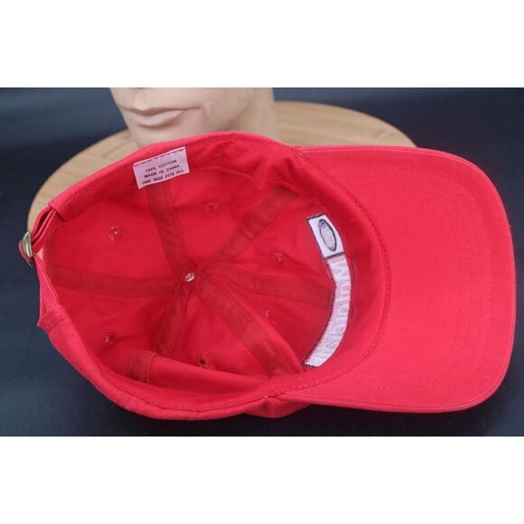 Vintage 90's Ford Motorcraft Red Adj Cotton OSFA Ball Cap - Picture 2 of 6